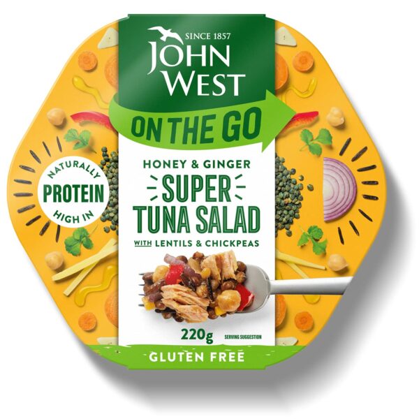 John West On the Go Honey & Ginger Super Tuna Salad 220g
