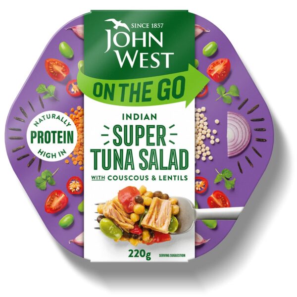 John West On the Go Indian Super Tuna Salad 220g