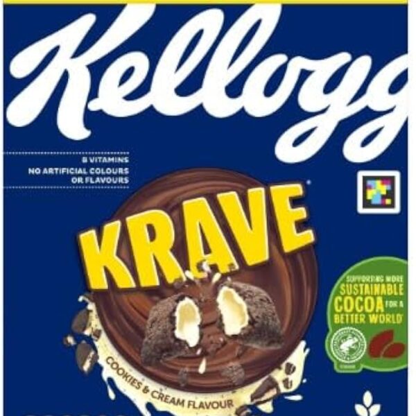 Kellogg's Krave Cookies & Cream Flavour Pm £3.49 375g