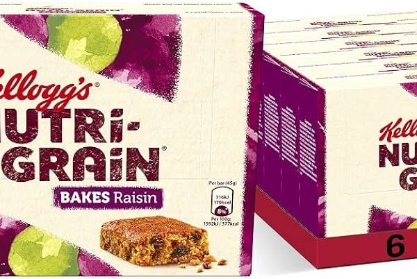 Kellogg's Nutri-Grain Raisin Breakfast Bakes 6 x 45g