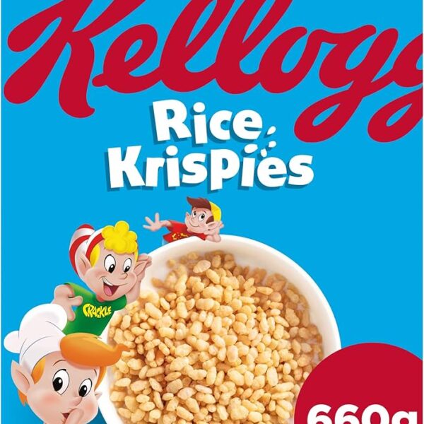 Kellogg's Rice Krispies, 2 x 660g