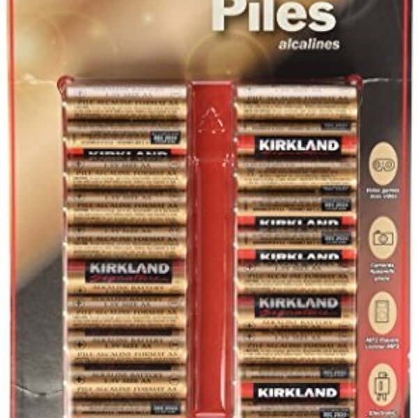 Kirkland Signature Alkaline AA Batteries - 48 Pack