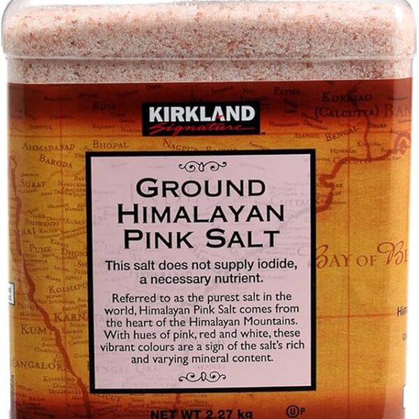 Kirkland Signature Ground Himalayan Pink Salt, 2.27kg