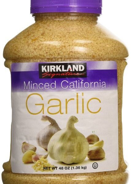 Kirkland Signature Minced California Garlic, 1.36kg