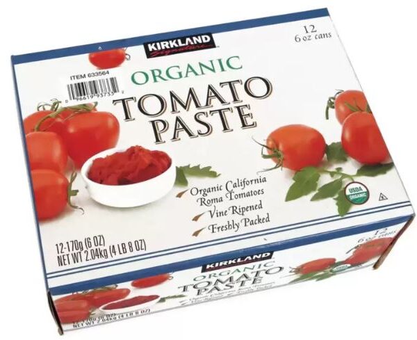 Kirkland Signature Organic Tomato Paste, 12 x 170g