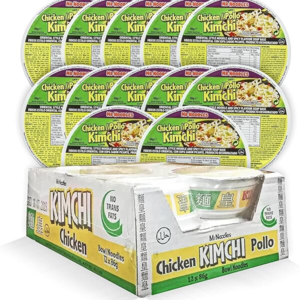 Mr Noodles Kimchi Chicken, 12 x 86g