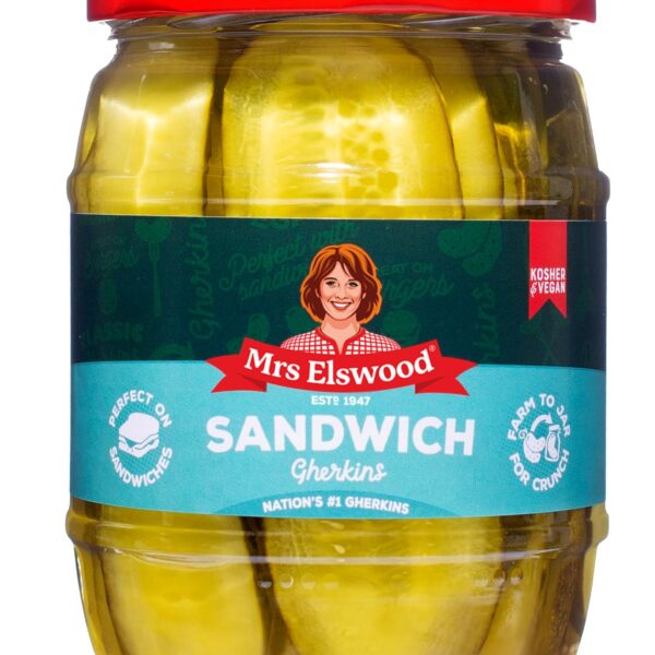 Mrs Elswood Sandwich Gherkins 540g