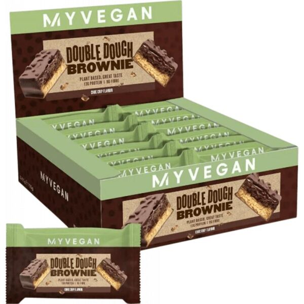 MyVegan Double Dough Brownie Choc Chip Flavour 60g