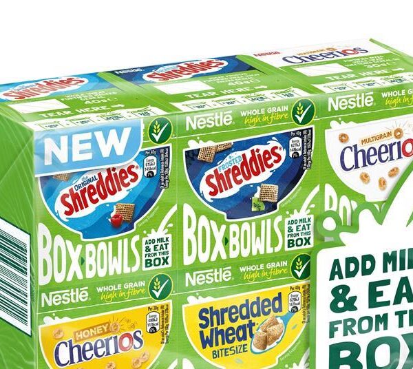 Nestle Multipack Cereal Box Bowls 214g