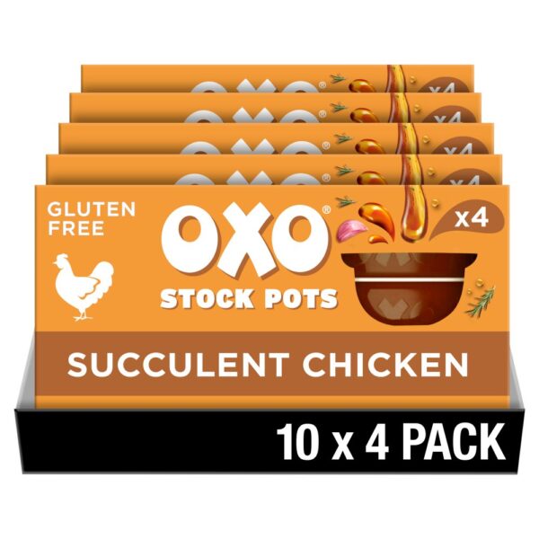 OXO Stock Pots Succulent Chicken 4 x 20g (80g)