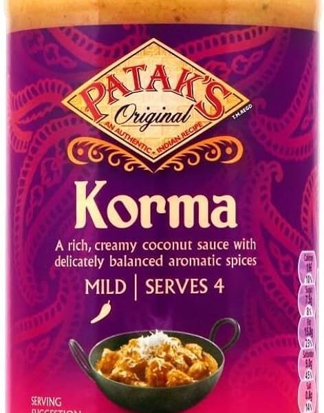 Patak's Korma Cooki̇ng Sauce 450g