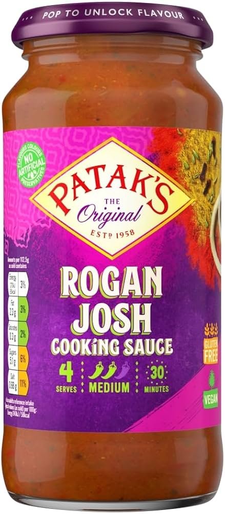 Patak's Rogan Josh Cooki̇ng Sauce 450g - Bulk Buy Wholesale