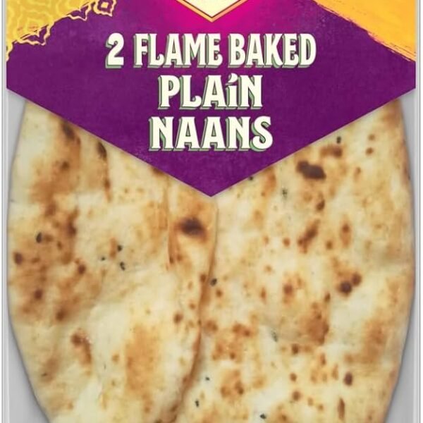 Patak's The Original 2 Flame Baked Plain Naans