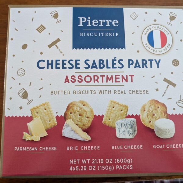 Pierre Biscuiterie Cheese Sables Party Assortment, 600g