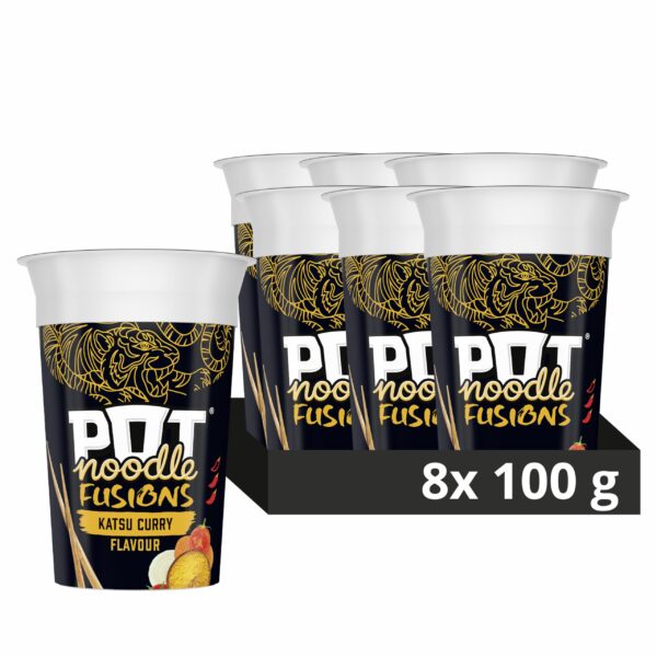 Pot Noodle Katsu Curry Instant Snack 100 g