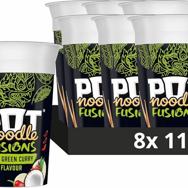 Pot Noodle Thai Green Curry Instant Snack 117 g