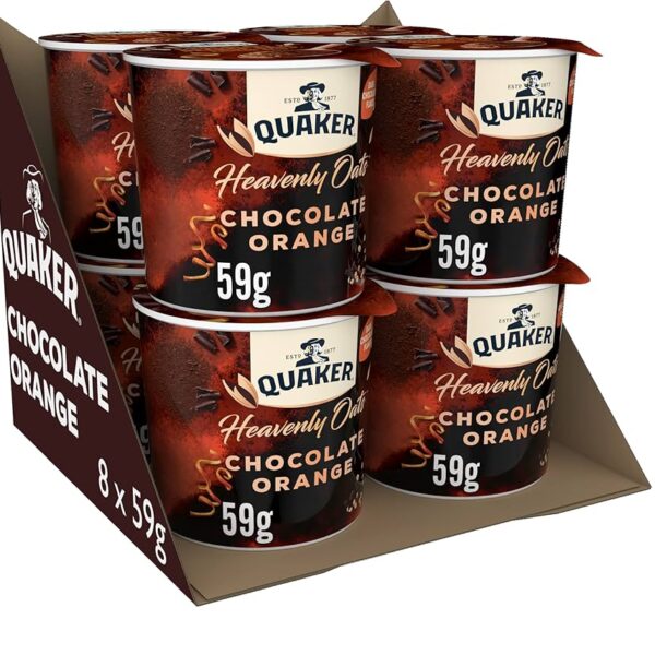Quaker Heavenly Oats Chocolate Orange Pot 59g