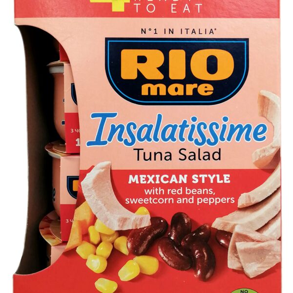 Rio Mare Insalatissime Mexican Style Tuna Salad, 4 x 160g