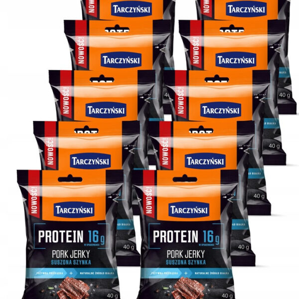 Tarczynski Protein Pork Jerky, 10 x 40g