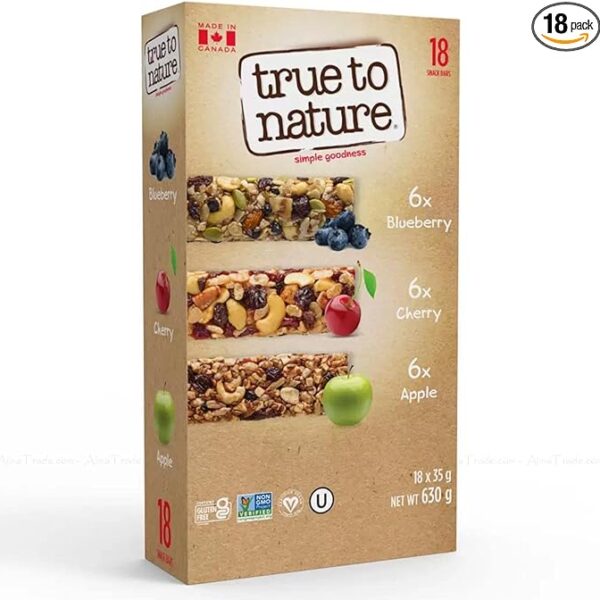 True to Nature Bars, 18 x 35g