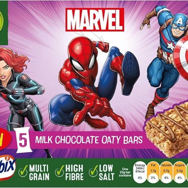 Weetabix Marvel 5 Milk Chocolate Oaty Bars 115g