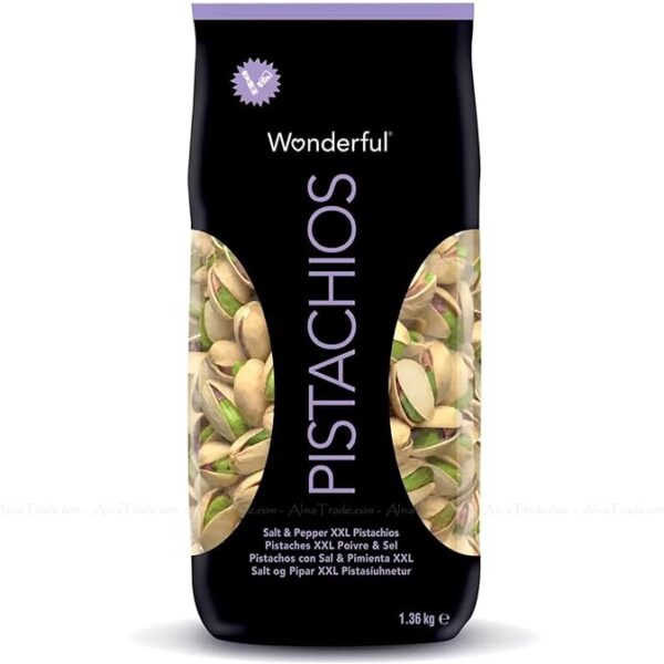 Wonderful Salt & Pepper Pistachios, 1.36kg