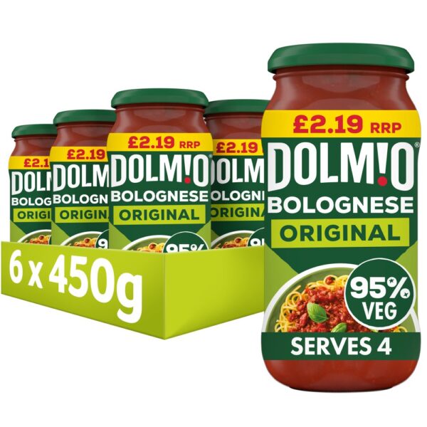 Dolmio Original Bolognese Sauce, 6 x 450g